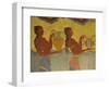 Fresco Detail, Knossos, Crete, Greece, Europe-Harding Robert-Framed Photographic Print