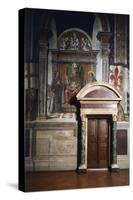 Fresco Details-Domenico Ghirlandaio-Stretched Canvas