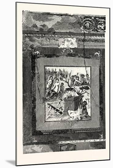 Fresco from the House of Siricus at Pompeii-null-Mounted Giclee Print