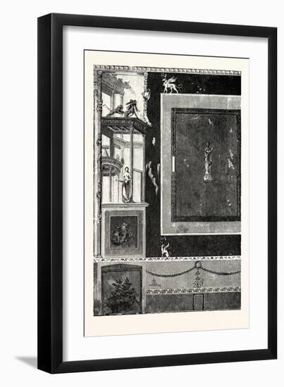 Fresco from the House of Siricus at Pompeii-null-Framed Giclee Print