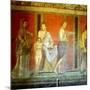Fresco from the Villa of the Mysteries, Pompeii, Italy, C1st Century Bc-1st Century Ad-null-Mounted Giclee Print