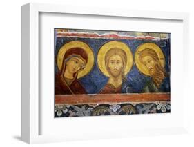 Fresco Icon in the Cathedral of the Nativity Suzdal, Suzdal, Russia-Kymri Wilt-Framed Photographic Print