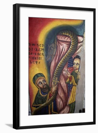 Fresco in Church of St Mary of Zion-null-Framed Giclee Print