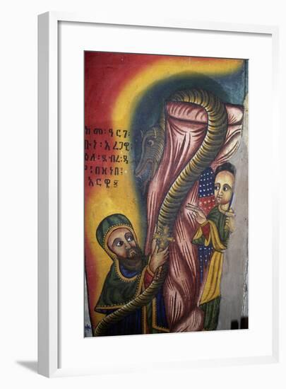 Fresco in Church of St Mary of Zion-null-Framed Giclee Print