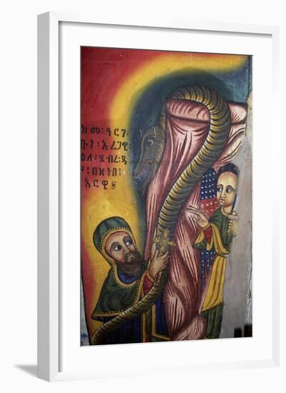 Fresco in Church of St Mary of Zion-null-Framed Giclee Print
