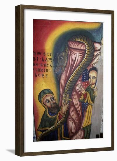 Fresco in Church of St Mary of Zion-null-Framed Giclee Print