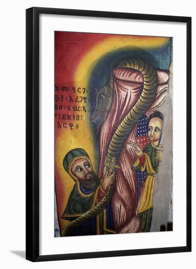 Fresco in Church of St Mary of Zion-null-Framed Giclee Print