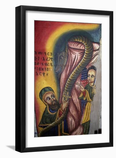 Fresco in Church of St Mary of Zion-null-Framed Giclee Print