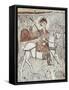 Fresco in Church of the Serpent, Figure Could be St. George, Goreme, Cappadocia, Anatolia, Turkey-Adam Woolfitt-Framed Stretched Canvas