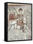 Fresco in Church of the Serpent, Figure Could be St. George, Goreme, Cappadocia, Anatolia, Turkey-Adam Woolfitt-Framed Stretched Canvas