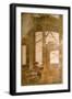 Fresco in Fourth Pompeian Style Depicting an Architectural Decoration-null-Framed Giclee Print