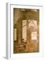 Fresco in Fourth Pompeian Style Depicting an Architectural Decoration-null-Framed Giclee Print