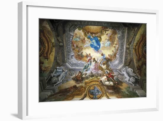 Fresco in Hall of Destinies, Mafra National Palace-null-Framed Giclee Print