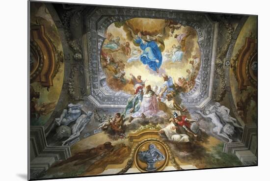 Fresco in Hall of Destinies, Mafra National Palace-null-Mounted Giclee Print