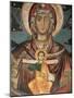 Fresco in Koutloumoussiou Monastery on Mount Athos, UNESCO World Heritage Site, Greece, Europe-Godong-Mounted Photographic Print