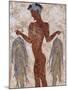 Fresco of a Fisherman from Akrotiri, Island of Santorini, Greece-Gavin Hellier-Mounted Photographic Print