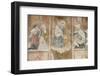 Fresco of Jesus with the Rabbis, Abondance abbey church, Abondance, Haute Savoie, France-Godong-Framed Photographic Print