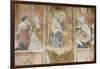 Fresco of Jesus with the Rabbis, Abondance abbey church, Abondance, Haute Savoie, France-Godong-Framed Photographic Print