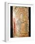 Fresco of Madonna and Child, St. Mary's Church (Bieta Maryam), Wollo Region, Lalibela, Ethiopia-J P De Manne-Framed Photographic Print