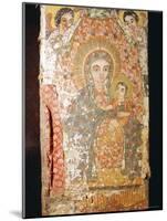 Fresco of Madonna and Child, St. Mary's Church (Bieta Maryam), Wollo Region, Lalibela, Ethiopia-J P De Manne-Mounted Photographic Print