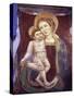 Fresco of Madonna and the Child Jesus, Amalfi Cathedral, UNESCO World Heritage Site, Italy-null-Stretched Canvas