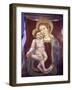 Fresco of Madonna and the Child Jesus, Amalfi Cathedral, UNESCO World Heritage Site, Italy-null-Framed Photographic Print