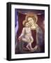 Fresco of Madonna and the Child Jesus, Amalfi Cathedral, UNESCO World Heritage Site, Italy-null-Framed Photographic Print