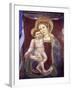 Fresco of Madonna and the Child Jesus, Amalfi Cathedral, UNESCO World Heritage Site, Italy-null-Framed Photographic Print