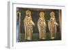 Fresco of St. Basil, Gregory, and Cyril, Istanbul, Turkey-Ali Kabas-Framed Photographic Print