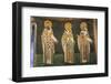 Fresco of St. Basil, Gregory, and Cyril, Istanbul, Turkey-Ali Kabas-Framed Photographic Print