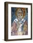 Fresco of the Cave Church San Nicola Dei Greci, Sassi Di Matera, Basilicata, Italy-Ivan Vdovin-Framed Photographic Print