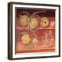 Fresco of Water Pot and Fruit in Pompeii Kitchen-Gustavo Tomsich-Framed Giclee Print