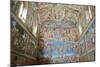 Fresco Paintings by Michelangelo in the Sistine Chapel-null-Mounted Giclee Print