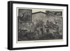 Fresco Paintings Recently Discovered in Pompeii-null-Framed Giclee Print