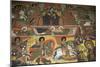 Fresco, Ura Kidane Mihret Monastery, Lake Tana, Amhara Region, Ethiopia-null-Mounted Giclee Print