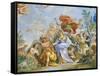 Fresco with Apotheosis of Medici Family-Luca Giordano-Framed Stretched Canvas