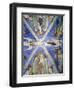 Frescoed Stone Cross-null-Framed Giclee Print