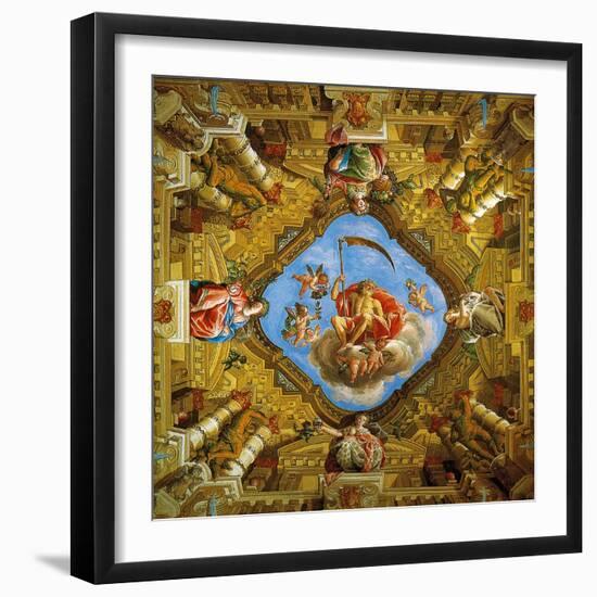 Frescoed Vault of the Room of the Golden Age (Sale Dell'Eta Dell'Oro)-Gian Lorenzo Bernini-Framed Giclee Print