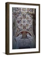 Frescoed Vaulted Ceiling of an Hall, Lateran Palace, Italy, Lazio Region, Rome-null-Framed Giclee Print