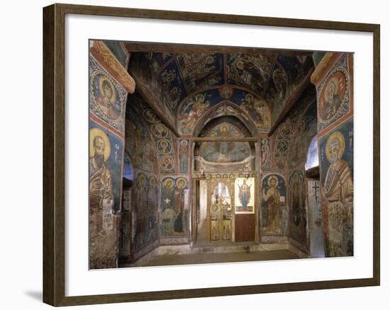 Frescoes from Section Facing Apse, Byzantine Church of Our Lady of Asinou-null-Framed Giclee Print