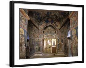 Frescoes from Section Facing Apse, Byzantine Church of Our Lady of Asinou-null-Framed Giclee Print