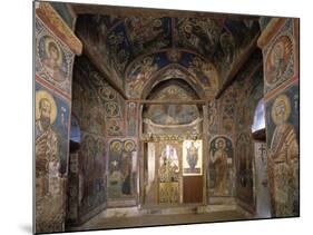 Frescoes from Section Facing Apse, Byzantine Church of Our Lady of Asinou-null-Mounted Giclee Print