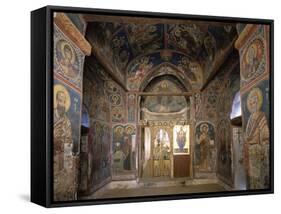 Frescoes from Section Facing Apse, Byzantine Church of Our Lady of Asinou-null-Framed Stretched Canvas