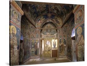 Frescoes from Section Facing Apse, Byzantine Church of Our Lady of Asinou-null-Stretched Canvas