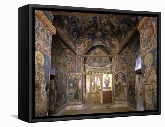 Frescoes from Section Facing Apse, Byzantine Church of Our Lady of Asinou-null-Framed Stretched Canvas