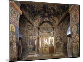 Frescoes from Section Facing Apse, Byzantine Church of Our Lady of Asinou-null-Mounted Giclee Print