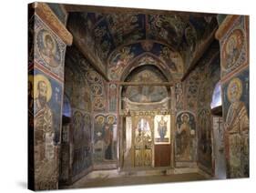 Frescoes from Section Facing Apse, Byzantine Church of Our Lady of Asinou-null-Stretched Canvas