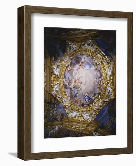 Frescoes from Vault of Hall of Apollo-Pietro da Cortona-Framed Giclee Print