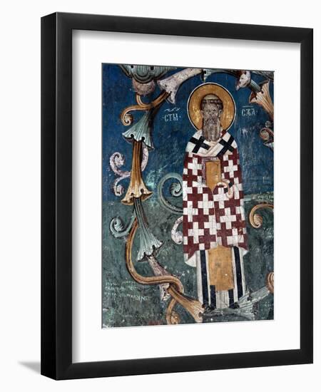 Frescoes in 14th Century Visoki Decani Monastery, Kosovo and Metohija, Serbia-Russell Gordon-Framed Photographic Print