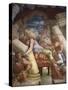 Frescoes in Chamber of Giants-Giulio Romano-Stretched Canvas